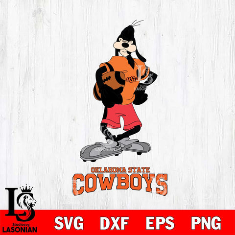 Oklahoma State Cowboys Goofy Player SVG DXF EPS PNG FILE,NCAA svg ,Football Digital Download,Instant Download, Silhouette