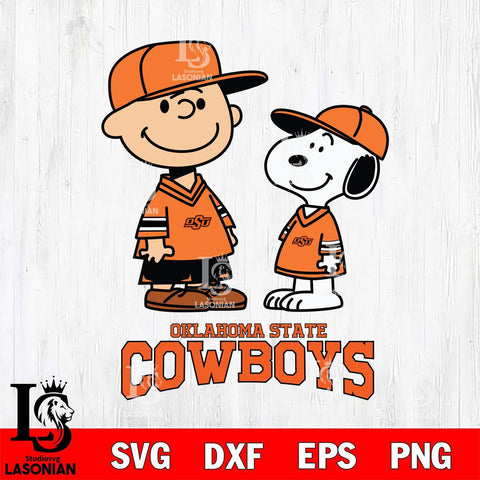 Oklahoma State Cowboys Peanuts Snoopy Football SVG DXF EPS PNG FILE,Snoopy File Cut, NCAA Digital Download,Instant Download,Christmas Silhouette