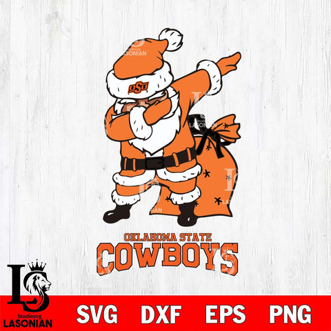 Oklahoma State Cowboys Santa Claus Ugly Svg dxf eps png pdf file,NCAA svg,Digital Download,Cricut file