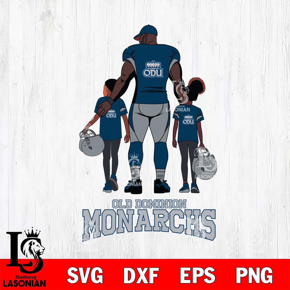 Old Dominion Monarchs 3 Father and son Rugby – lasoniansvg