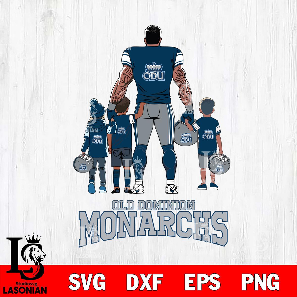 Old Dominion Monarchs 4 Father and son Rugby – lasoniansvg