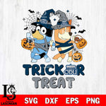 Old Dominion Monarchs Bluey Trick or Treat Halloween 2 Svg Eps Dxf Png File, Digital Download, Instant Download