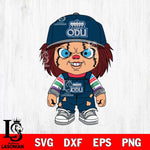 Old Dominion Monarchs Chucky Football Horror Halloween Svg Eps Dxf Png File, NCAA svg, Digital Download, Instant Download