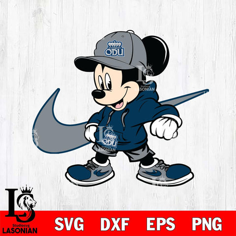 Old Dominion Monarchs Cool Mickey Mouse Svg Eps Dxf Png File, NCAA svg, Digital Download, Instant Download