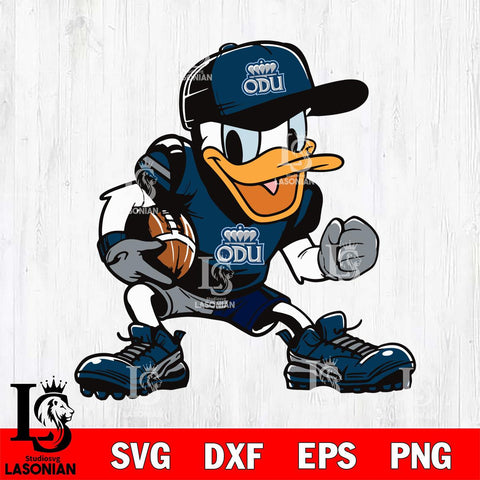 Old Dominion Monarchs Donal Duck Svg Eps Dxf Png File, NCAA svg, Digital Download, Instant Download