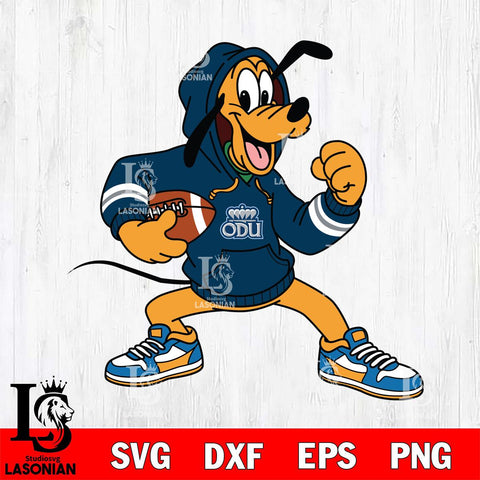 Old Dominion Monarchs Goofy Disney Football Christmas File Cut, NCAA SVG DXF EPS PNG FILE, Digital Download , Criucut , Silhouette