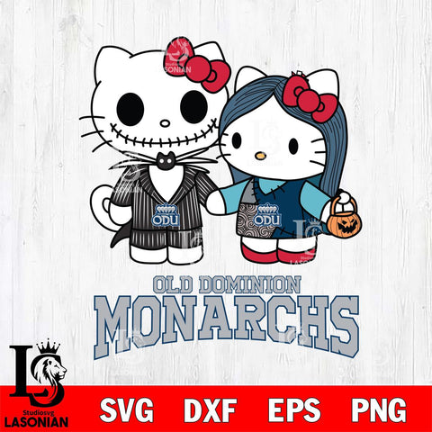 Old Dominion Monarchs Hello Kitty Horror 11 Svg Eps Dxf Png File, Digital Download
