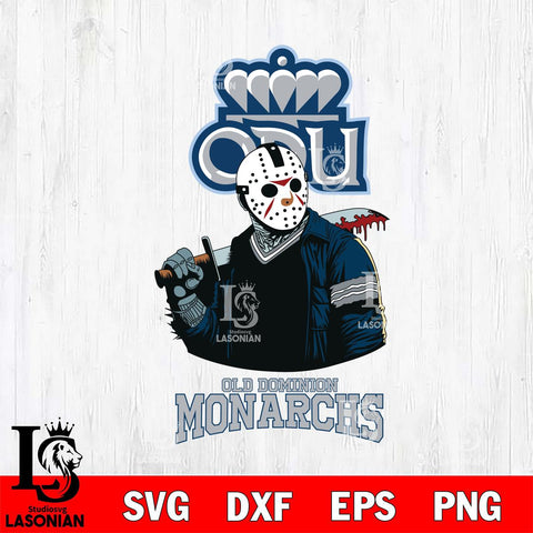 Old Dominion Monarchs Jason Voorhees 10 Svg Eps Dxf Png File, Digital Download