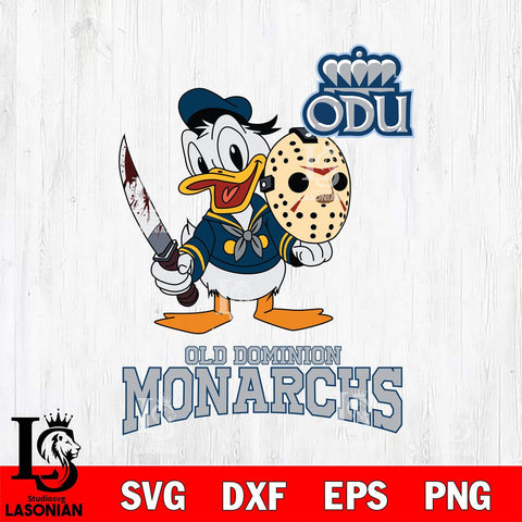 Old Dominion Monarchs Jason Voorhees 12 Svg Eps Dxf Png File, Digital Download