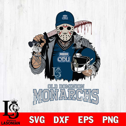 Old Dominion Monarchs Jason Voorhees 2 Svg Eps Dxf Png File, Digital Download