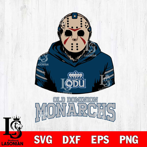Old Dominion Monarchs Jason Voorhees 4 Svg Eps Dxf Png File, Digital Download