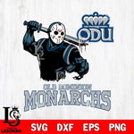 Old Dominion Monarchs Jason Voorhees 5 Svg Eps Dxf Png File, Digital Download