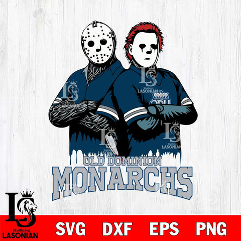Old Dominion Monarchs Jason Voorhees 8 Svg Eps Dxf Png File, Digital Download