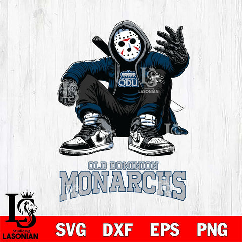 Old Dominion Monarchs Jason Voorhees Halloween SVG Svg Eps Dxf Png File, Digital Download, Instant Download
