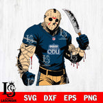 Old Dominion Monarchs Jason Voorhees Horror 8 Svg Eps Dxf Png File, NCAA svg, Digital Download, Instant Download