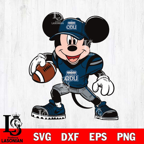 Old Dominion Monarchs Mickey Mouse Svg Eps Dxf Png File, NCAA svg, Digital Download, Instant Download