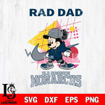 Old Dominion Monarchs Mickey Mouse Rad Dad SVG DXF EPS PNG FILE, NCAA File Cut,Digital Download,Instant Download