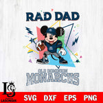 Old Dominion Monarchs Mickey Mouse Sport Rad Dad SVG DXF EPS PNG FILE, NCAA File Cut,Digital Download,Instant Download