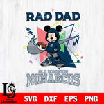 Old Dominion Monarchs Mickey Wearing Hoodie Rad Dad SVG DXF EPS PNG FILE, NCAA File Cut,Digital Download,Instant Download