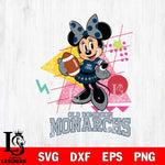 Old Dominion Monarchs Minnie Mouse Sport SVG DXF EPS PNG FILE, NCAA File Cut,Digital Download,Instant Download