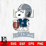 Old Dominion Monarchs Snoopy Player Football SVG DXF EPS PNG FILE,Snoopy File Cut, NCAA Digital Download,Instant Download,Christmas Silhouette