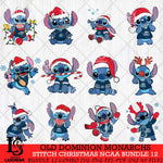 Old Dominion Monarchs Stitch Christmas NCAA Bundle 12 Svg Eps Dxf Png File, Digital Download, Instant Download
