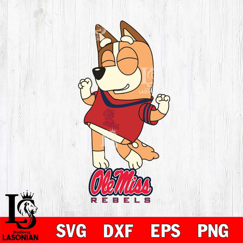 Ole Miss Rebels Chilli Dance Sport Svg Eps Dxf Png File, Digital Download, Instant Download