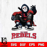 Ole Miss Rebels Jason Voorhees Halloween SVG Svg Eps Dxf Png File, Digital Download, Instant Download
