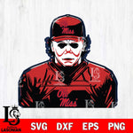 Ole Miss Rebels Michael Myers Horror Halloween Svg Eps Dxf Png File, NCAA svg, Digital Download, Instant Download