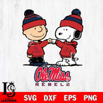 Ole Miss Rebels Snoopy Sport 9 Svg Eps Dxf Png File, Digital Download