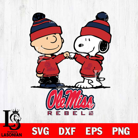 Ole Miss Rebels Snoopy Sport 9 Svg Eps Dxf Png File, Digital Download