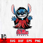 Ole Miss Rebels Stitch Ghost Svg Eps Dxf Png File, NCAA svg, Digital Download, Instant Download
