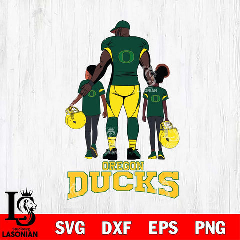 Oregon Ducks 3 Father and son Rugby SVG DXF EPS PNG FILE,NCAA SVG, Father day Digital Download,Instant Download, Silhouette