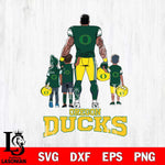 Oregon Ducks 4 Father and son Rugby SVG DXF EPS PNG FILE,NCAA SVG, Father day Digital Download,Instant Download, Silhouette