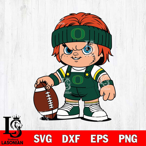 Oregon Ducks Chucky Horror 5 Svg Eps Dxf Png File, NCAA svg, Digital Download, Instant Download