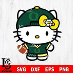 Oregon Ducks Cute Hello Kitty Football 10 Svg Eps Dxf Png File, NCAA svg, Digital Download, Instant Download