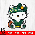 Oregon Ducks Cute Hello Kitty Football 12 Svg Eps Dxf Png File, NCAA svg, Digital Download, Instant Download
