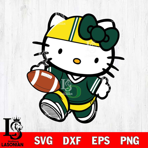 Oregon Ducks Cute Hello Kitty Football 9 Svg Eps Dxf Png File, NCAA svg, Digital Download, Instant Download