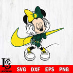 Oregon Ducks Cute Minnie Mouse Dancing Svg Eps Dxf Png File, NCAA svg, Digital Download, Instant Download