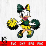 Oregon Ducks Daisy Duck Cheerleader Svg Eps Dxf Png File, NCAA svg, Digital Download, Instant Download