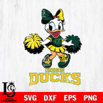 Oregon Ducks Daisy Duck Cheerleader Disney, Svg Eps Dxf Png File, Digital Download