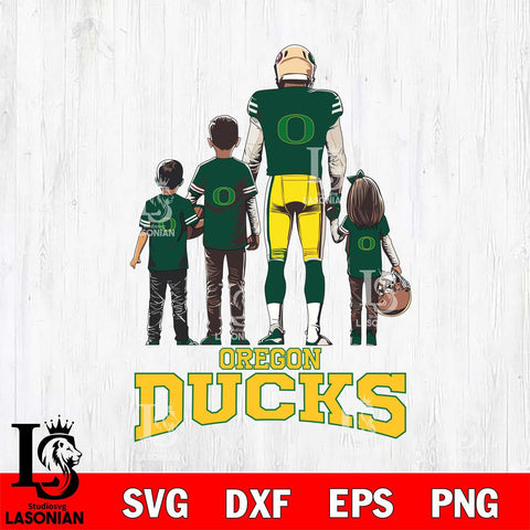 Oregon Ducks Father Football SVG DXF EPS PNG FILE,NCAA SVG, Father day Digital Download,Instant Download, Silhouette