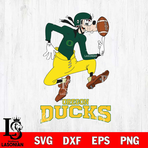 Oregon Ducks Goofy Circus Football SVG DXF EPS PNG FILE,NCAA svg ,Football Digital Download,Instant Download, Silhouette