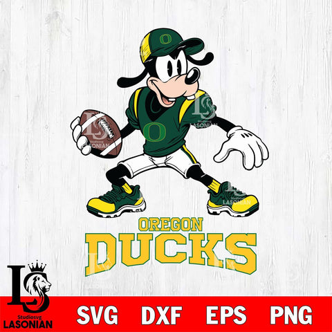 Oregon Ducks Goofy Disney, Svg Eps Dxf Png File, Digital Download