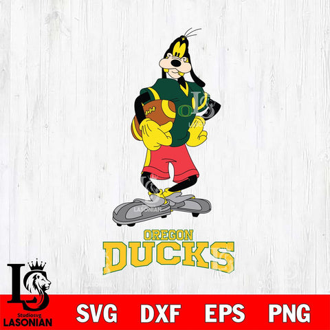 Oregon Ducks Goofy Player SVG DXF EPS PNG FILE,NCAA svg ,Football Digital Download,Instant Download, Silhouette