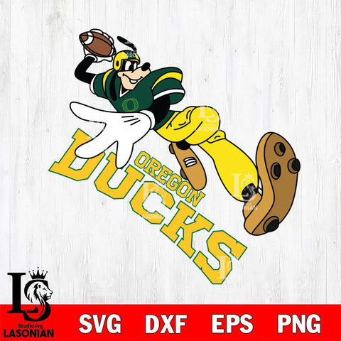 Oregon Ducks Goofy rugby player SVG DXF EPS PNG FILE,NCAA svg ,Football Digital Download,Instant Download, Silhouette