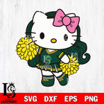 Oregon Ducks Hello Kitty Cheerleader 7 Svg Eps Dxf Png File, Digital Download, Instant Download