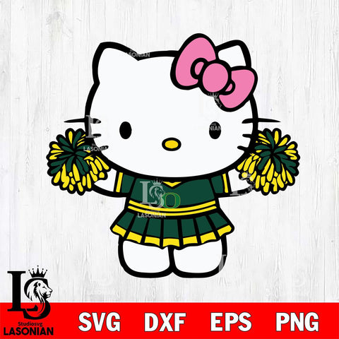 Oregon Ducks Hello Kitty Cheerleader 9 Svg Eps Dxf Png File, Digital Download, Instant Download