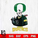 Oregon Ducks Jason Voorhees 10 Svg Eps Dxf Png File, Digital Download