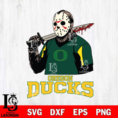 Oregon Ducks Jason Voorhees 11 Svg Eps Dxf Png File, Digital Download